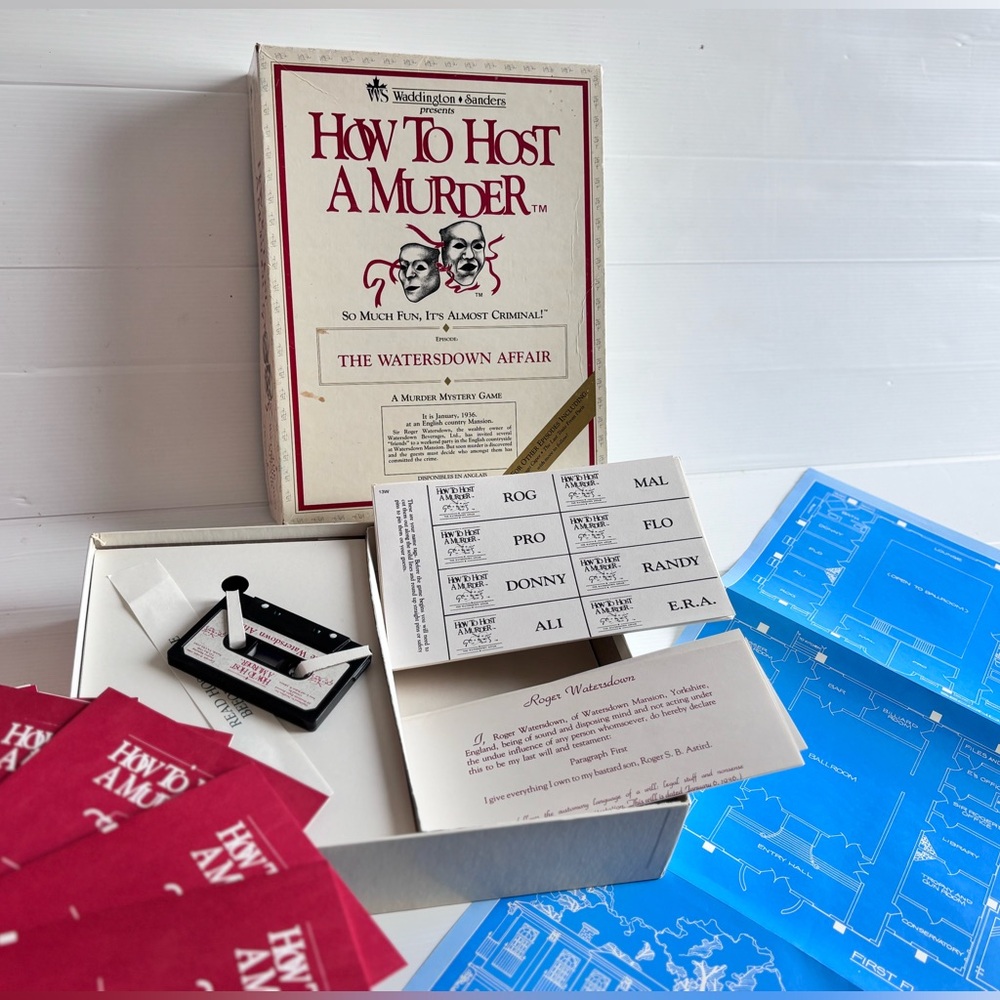 How to Host a Murder The Watersdown Affair Game